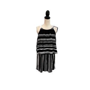 Spenser Jeremy NWT Black &White Striped Romper